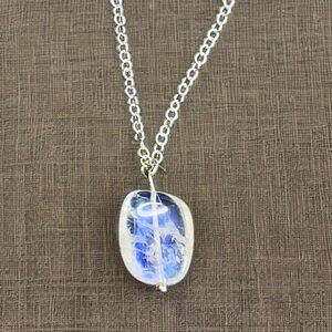 Hand Made Rainbow Moonstone Charm Necklace